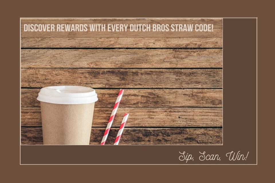 Dutch Bros Straw Code